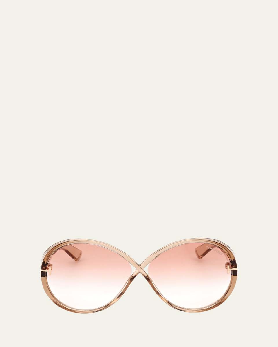 Edie Acetate Round Sunglasses